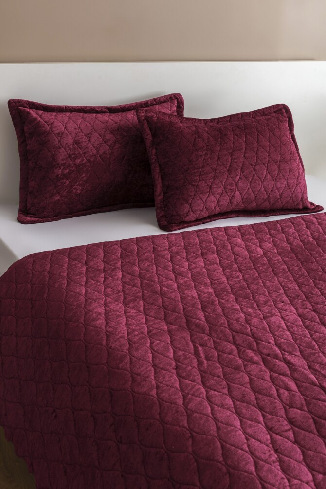 West Home Burgundy Double Bedspread (8' × 8,5') - 2