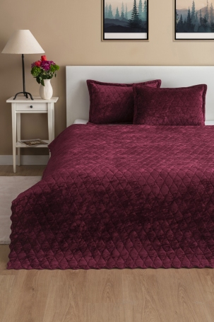 West Home Burgundy Double Bedspread (8' × 8,5') 