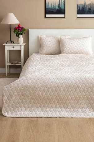 West Home Cream Double Bedspread (8' × 8,5') - 1